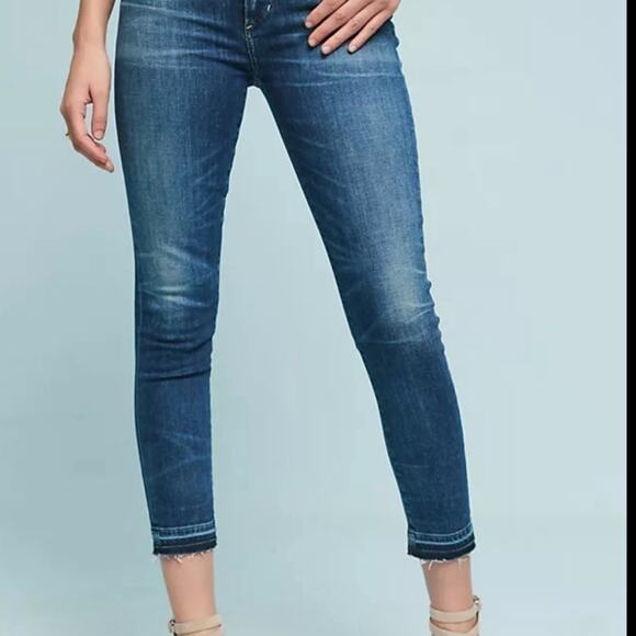 UEC CITIZENS OF HUMANITY ROCKET CROP HIGH RISE SKINNY DEMIN JEANS SZ 27 - Picture 2 of 12